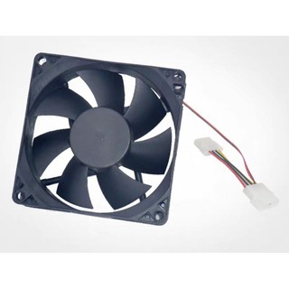 พัดลมคอม12*12ซม.  พัดลมDC  12v  พัดลมระบายความร้อน พัดลมต่อตรงไว้ทำงานDIY พัดลมCPU  Fan cooling