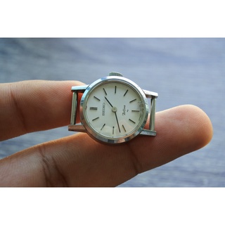 นาฬิกา Vintage มือสองญี่ปุ่น Seiko  ระบบ ไขลาน Belfina 1120 0060  White Dial  23mm