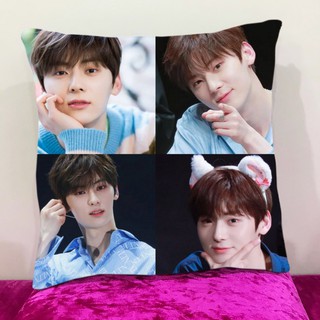 หมอนอิง สั่งทำ ใส่ได้4รูป หมอนอิงขนนุ่ม หมอนอิงโซฟา Cushions Hwang Minhyun Live On ฮวังมินฮยอน Wanna One