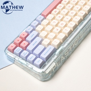 Marshmallow Keycap,cotton candy keycaps XDA Profile 132 keys Support 61/64/68/78/84/87/96/980/108