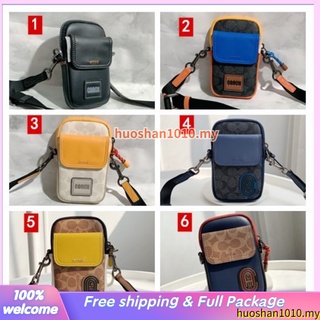 Outlet ส่วนลด🌈 Coach 89479  89263 เครื่องกระตุ้นกล้ามเนื้อสำหรับผู้ชายและผู้หญิง กระเป๋าสตางค์ ขนาดเล็ก กระเป๋ามือถือ