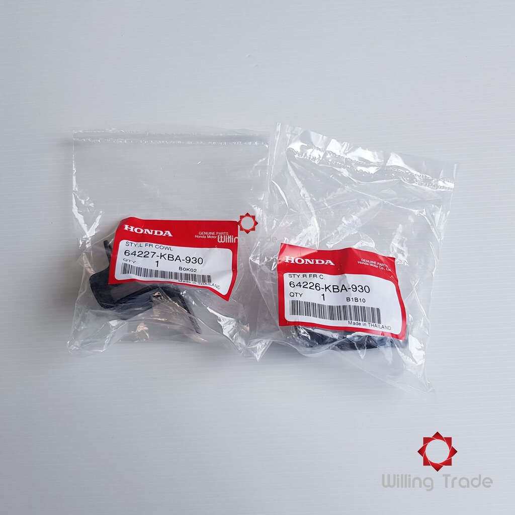 ขายึดแฟริ่งหน้า ซ้าย(L) + ขวา(R) (A234 = A234_1+ A234_2) HONDA:(64227-KBA-930 + 64226-KBA-930) LS125 แท้ศูนย์