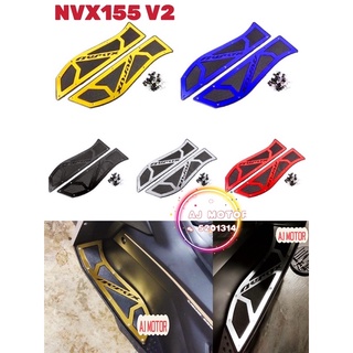 แผ่นเหยียบเท้า โลหะผสม สําหรับ NVX155 V2 V3 AEROX155 CNC YAMAHA NVX-155 AEROX KAKI PAPAN