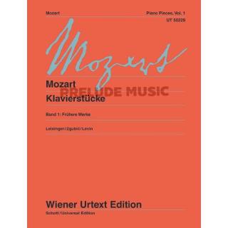 (โค้ดINCSM2Lลด70฿) Mozart Piano Pieces for piano UT50229