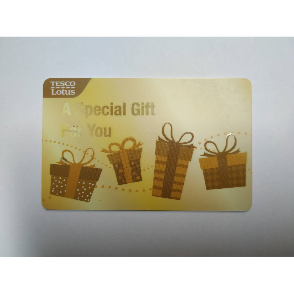 Gift Card - Tesco Lotus : Baht 500 (บัตรไม่มีวันหมดอายุ) | Shopee Thailand