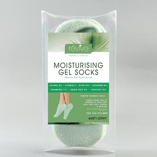 ถุงเท้าสปา ถุงเท้าเจล ดูแลเท้า Spa Moisture Gel Socks ผสมอโรเวล่า วิตามินอี บำรุงให้เท้านุ่ม (จำนวน 1 คู่) เท้านุ่ม