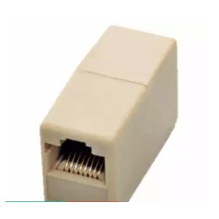 Di shop Jack Conector RJ 45 ตัวต่อความยาวสาย Lan (F/F) ตัวต่อกลางสายแลน เมีย/เมีย