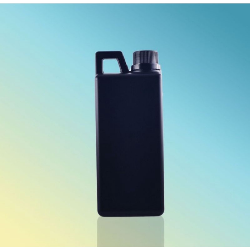 1 ลิตร Black Jerry Can 1000ML พลาสติกสีดํา Jerry Can 1L Jerry Can Black Seal
