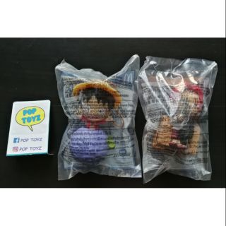 One Piece ลูฟี่ แชงคูส McDonald Happy Meal Luffy Shanks onepiece figure แมคโดนัลด์ แฮปปี้มีล วันพีซ โจรสลัด ของเล่นแมค