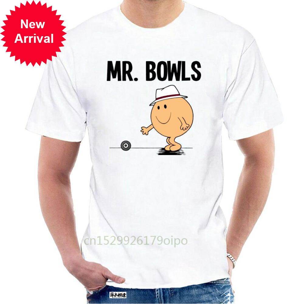 New Men T-Shirt Customized Discount Top Tee Men T shirt MR Bowls Lawn Bowling Gift Cotton funny t-shirt novelty tshirt