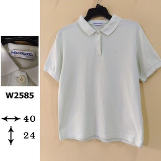 เสื้อมือสอง??W2585 เสื้อโปโล ??? งานป้าย facebook S9