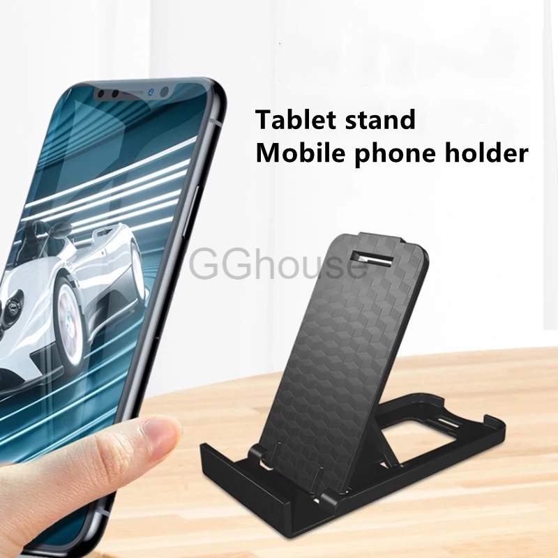 【GGhouse】 ที่วางโทรศัพท์ แท่นวางมือถือ ปรับได้หลายระดับ สามารถพับเก็บได้ Foldable Stand Holder