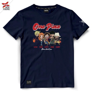 เสื้อยืดวันพีช One Piece 1443-NV : สีกรมท่า