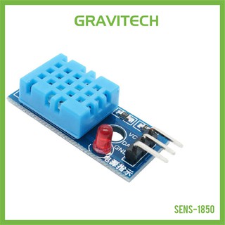 [Gravitechthai]DHT11 Temperature and Humidity Sensor (PTH LED) - Blue