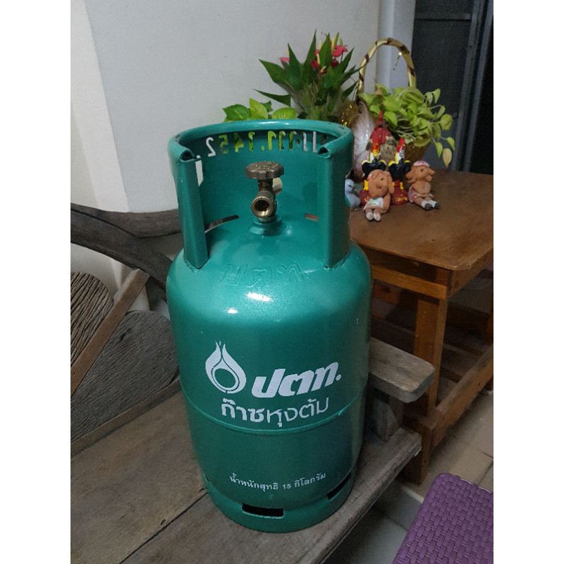 ถังแก๊สปตท เปล่า 15 kg กิโล มือสอง สภาพเหมือนใหม่ 95% และ 80%