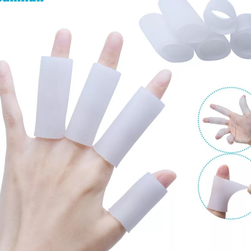 jt5 อะไหล่ แผ่นยาง รัด นิ้วมือ นิ้วเท้า อเนกประสงค์ สำหรับป้องกัน บาดเจ็บ thick strong rubber prevent injury to fingers