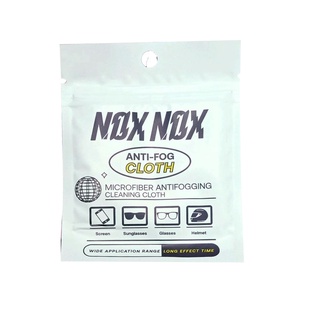 NOX NOX - Anti Fog ผ้าเช็ดเลนส์กันหมอกฝ้า ผ้าเช็ดแว่น ผ้าเช็ดเลนส์ ใส่แมสไม่ขึ้นฝ้า 100%