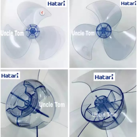 ใบฮาตาริ 16 นิ้ว จำนวน 2 ใบ อะไหล่พัดลม Hatari Uncle Tom