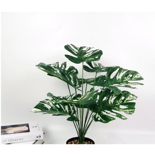 [พร้อมส่ง]ต้นไม้ปลอมเฉพาะต้น มอนสเตอร่าด่าง (Monstera) สูง 61 ซม.