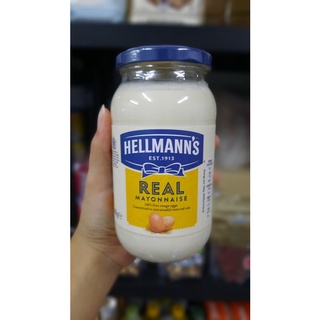 มายองเนส ตราเฮลแมนส์ Real Mayonnaise 100% free rage eggs 400 ml. ใส่ในสลัด แซนวิช แฮมเบอร์เกอร์