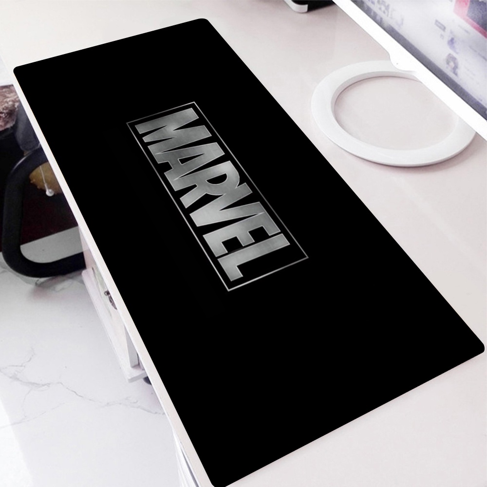 All Marvell อะนิเมะ Pc พรมแผ่นรองเม้าส์ Gamer อุปกรณ์เสริมสําหรับเล่นเกมโต๊ะลื่น Mousepad พรม Gamer 