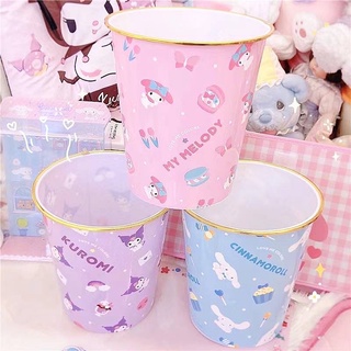 ถังขยะลายการ์ตูน Sanrio 💜💓💘 งานชนช็อปญี่ปุ่น มาใหม่ ขนาด 21.5×23 cm มี 3 ลาย ให้เลือก