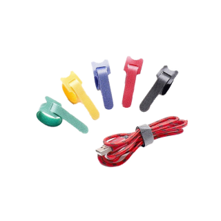 โปรโมชั่น : ที่เก็บสายระบายอากาศ สายรัดเวลโคร สำหรับผูกสายชาร์จ