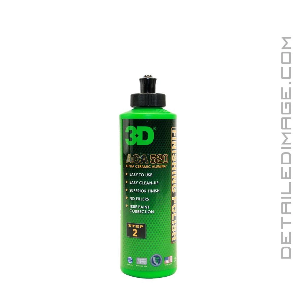 3D ACA 520 (Premium) ขนาด 8oz / 32oz น้ำยาขัดสีรถพร้อมให้ความเงาสูงสุดสูตรพรีเมี่ยมมีส่่วนผสมพิเศษ Alpha Ceramic Alumina thumbnail 3