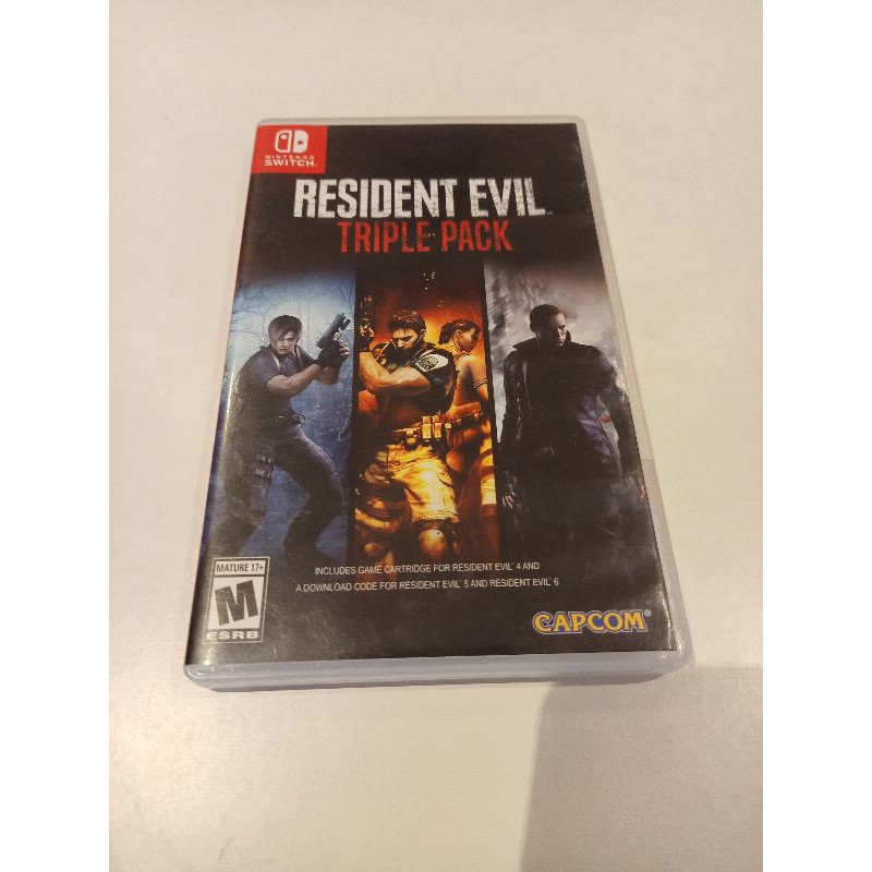 **เฉพาะภาค4** resident evil triple pack nintendo switch