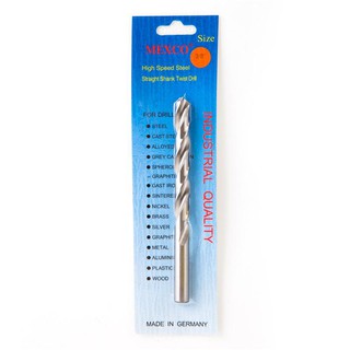 ดอกสว่านเจาะเหล็กไฮสปีด 3/8" เงิน เม็กโก้ 4038 Twist drill bit HSS 3/8 "Mango silver 4038