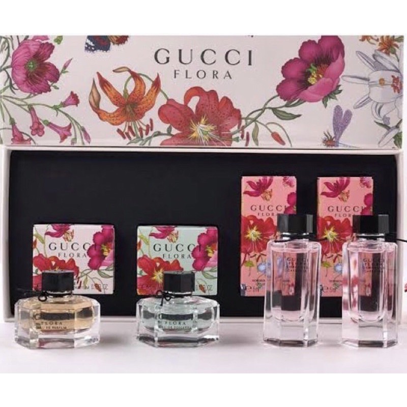 gucci flora miniature set