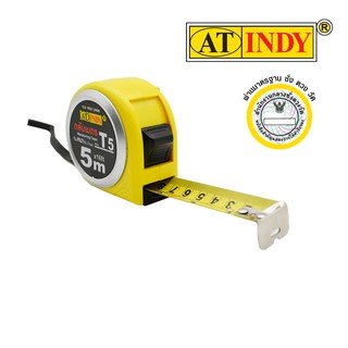 AT INDY Steel Measuring Tape 5M. ตลับเมตร T5 รุ่นความยาว5เมตร