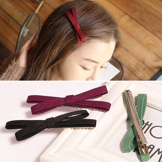 1PC Cloth Candy Color Bowknot Hairpins Hair Clip Bow Barrettes  Fashion Girls Hair Accessories