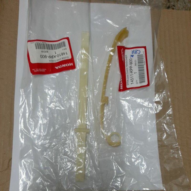 สะพานโซ่ราวลิ้นตัวบนและตัวล่างแท้ CBR-150R รุ่นคาบูร์และหัวฉีดใช้ด้วยกัน