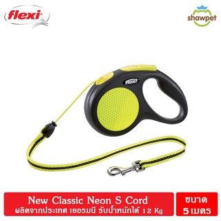 Flexi New Classic Neon S Cord, M Cord made in Germany