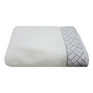 ผ้าขนหนู MOSAIC 31X60 นิ้ว สีขาว TOWEL MOSAIC 31X60" WHITE