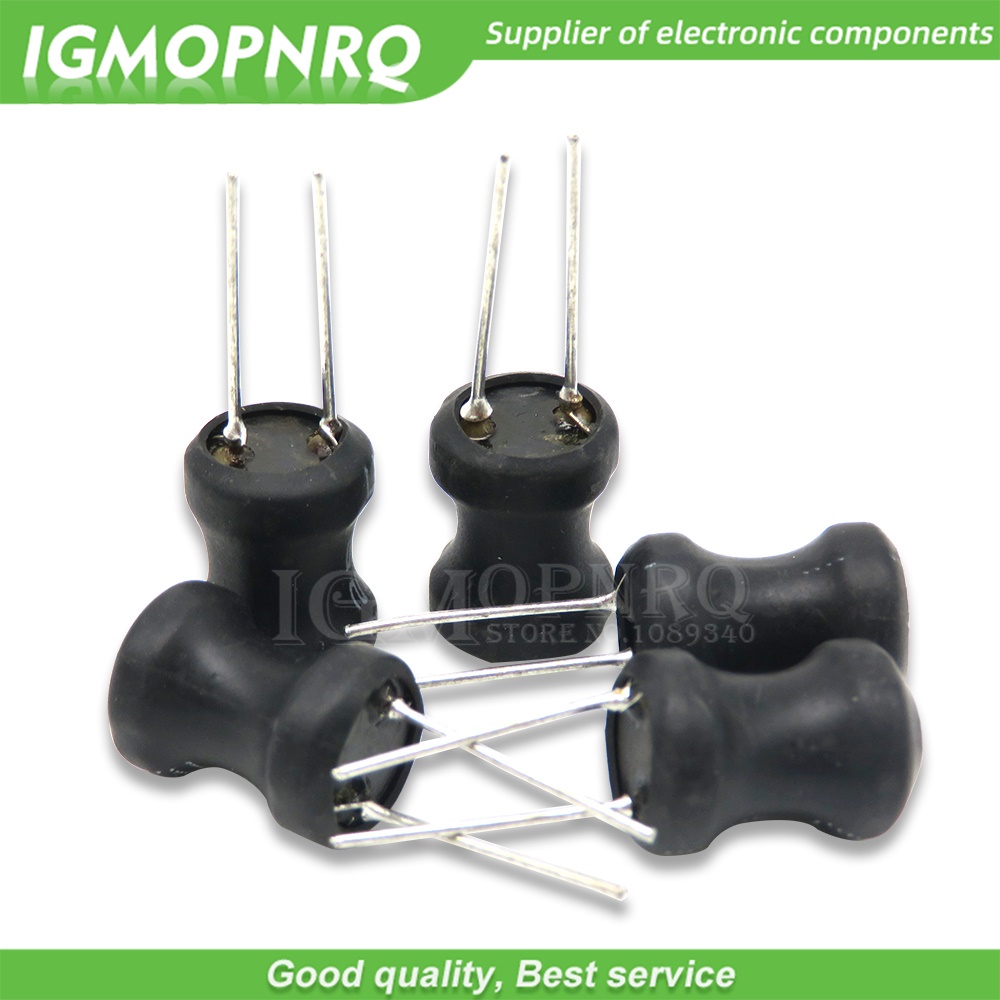 10 ชิ้น Unshielded Wirewound DIP power Inductor 0810(8*10 มม.) 150uH 220uH 330uH 1mH 2.2mH 3.3mH 4.7