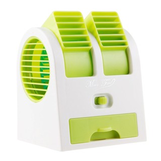 AIR พัดลมแอร์ USB Mini Fan Air Conditioningรุ่นHB-168(Green)