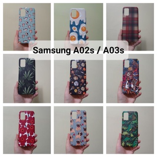 เคสแข็ง Samsung A02s / A03s มีหลายลาย เคสไม่คลุมรอบนะคะ เปิดบน เปิดล่าง (ตอนกดสั่งซื้อ จะมีลายให้เลือกก่อนชำระเงินค่ะ)