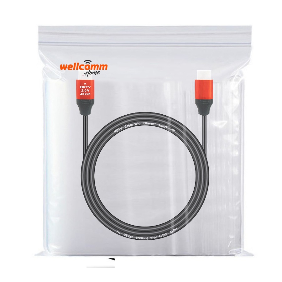 WELLCOMM สาย HDMI V2.0-1.5 เมตร 4K / สาย HDMI V2.0- 3M 4K