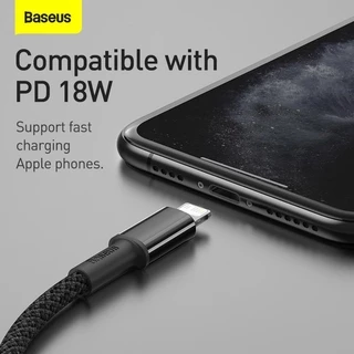 Baseus สาย USB-C PD 20W ชาร์จเร็ว รองรับการส่งข้อมูล 480Mbps ใช้งานร่วมกับ PD 18W ชาร์จเร็วได้สำหรับ iPhone