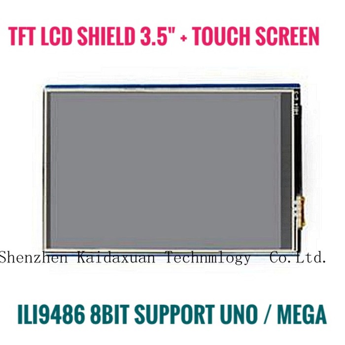 ใหม่ LCD Shield TFT 3.5" ILI9486 + หน้าจอสัมผัสสําหรับ Arduino Uno Mega