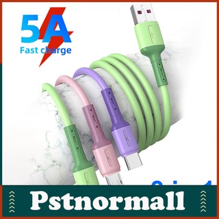 ( Pstnormall ) สายชาร์จ Usb 3 In 1 1 . 2 เมตร 5 A สําหรับโทรศัพท์มือถือ