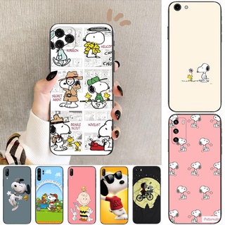 Samsung S9 Plus S10 E S10 Lite S10 Plus Snoopycute พิมพ์ลาย สีนุ่ม สีดํา เคสโทรศัพท์