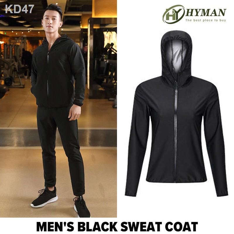 COD﹍ Fitness weight loss Sauna Suit Sweat Suit for men ft sweating tra