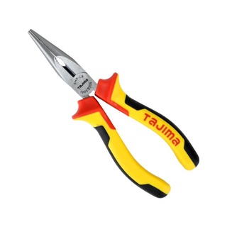 TAJIMA คีมปากแหลม Long Nose Pliers เบอร์ SHP-L6 ขนาด 6 นิ้ว ความแข็งของหัวคีม HRC58-HRC63