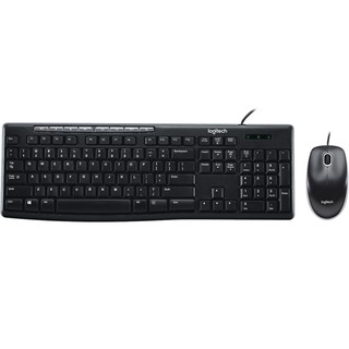 ชุดคู่ มีสาย Keyboard+mouse Logitech mk200