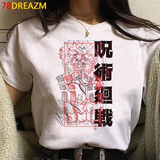 [COD]เสื้อยืด ลาย Jujutsu Kaisen Gojo Satoru Yuji Itadori Harajuku สีขาว 2022