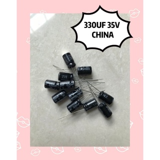 330UF 35V CHINA  สินค้ามีสต็อก พร้อมส่ง