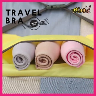 Wacoal Mood Travel Bra บราม้วนได้ ไร้โครง รุ่น MM1243 สีเบจ (BE)